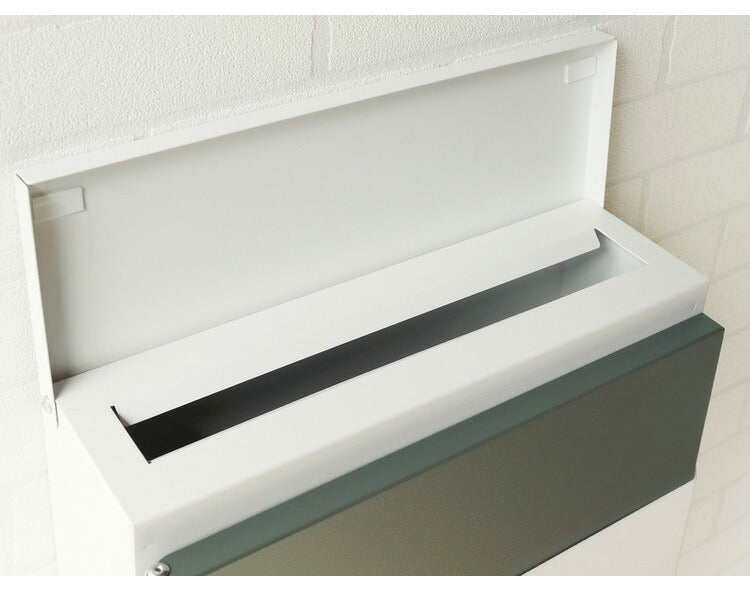 郵便ポスト キーロック式 壁掛け ステンレス 鍵2個付き さびにくい 大型 A4サイズ対応 窓付 鍵付 壁付け 軽量 北欧 ナチュラル ポスト 郵便受け 郵便 メールボックス 壁掛けポスト 壁付けポスト(代引不可)