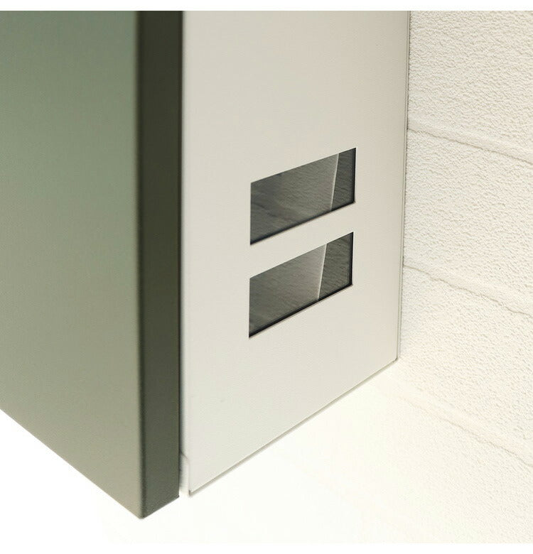 郵便ポスト キーロック式 壁掛け ステンレス 鍵2個付き さびにくい 大型 A4サイズ対応 窓付 鍵付 壁付け 軽量 北欧 ナチュラル ポスト 郵便受け 郵便 メールボックス 壁掛けポスト 壁付けポスト(代引不可)