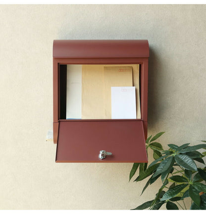 郵便ポスト 錆びにくい 鍵付き 壁掛けポスト ポスト 壁掛け ウォールポスト 壁付けポスト 郵便受け メールボックス 新聞受け 鍵付き 大容量 壁掛けタイプ 壁付けタイプ ポスト付き おしゃれ(代引不可)