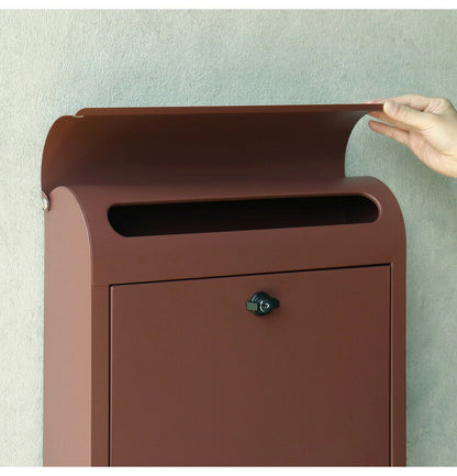 郵便ポスト 錆びにくい 鍵付き 壁掛けポスト ポスト 壁掛け ウォールポスト 壁付けポスト 郵便受け メールボックス 新聞受け 鍵付き 大容量 壁掛けタイプ 壁付けタイプ ポスト付き おしゃれ(代引不可)