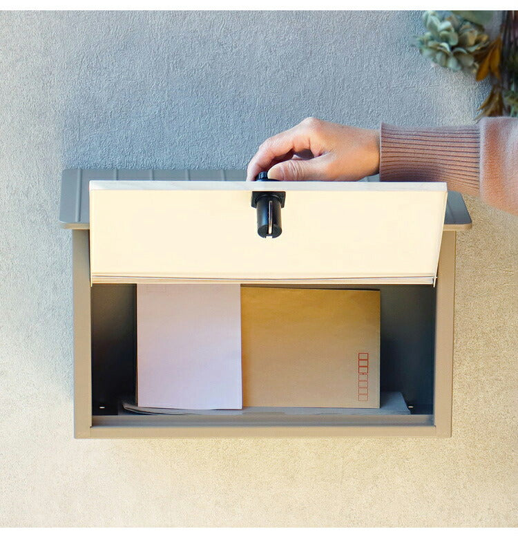 郵便ポスト 錆びにくい 鍵付き 壁掛けポスト ポスト 壁掛け ウォールポスト 壁付けポスト 郵便受け メールボックス 新聞受け 鍵付き 大容量 壁掛けタイプ 壁付けタイプ ポスト付き おしゃれ(代引不可)