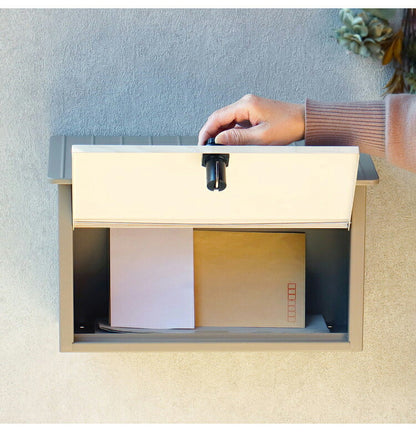 郵便ポスト 錆びにくい 鍵付き 壁掛けポスト ポスト 壁掛け ウォールポスト 壁付けポスト 郵便受け メールボックス 新聞受け 鍵付き 大容量 壁掛けタイプ 壁付けタイプ ポスト付き おしゃれ(代引不可)