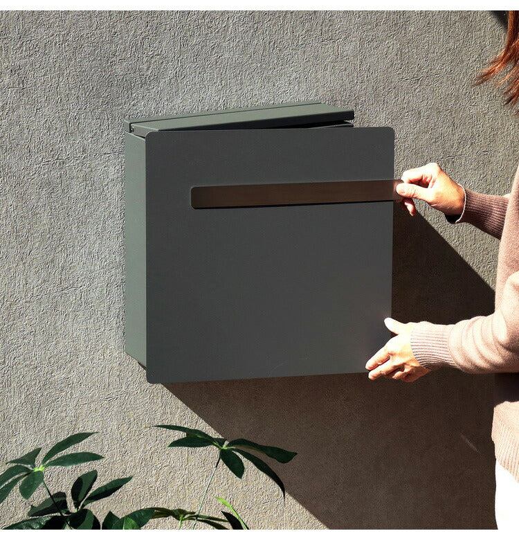 郵便ポスト A4サイズ対応 壁掛けポスト ポスト 壁掛け ウォールポスト 壁付けポスト 郵便受け メールボックス 新聞受け 鍵付き 大容量 壁掛けタイプ さびにくい 窓付 鍵付 壁付け 軽量 北欧(代引不可)