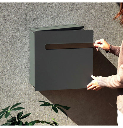 郵便ポスト A4サイズ対応 壁掛けポスト ポスト 壁掛け ウォールポスト 壁付けポスト 郵便受け メールボックス 新聞受け 鍵付き 大容量 壁掛けタイプ さびにくい 窓付 鍵付 壁付け 軽量 北欧(代引不可)