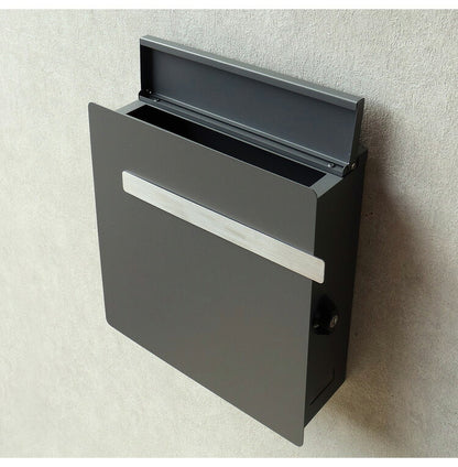 郵便ポスト A4サイズ対応 壁掛けポスト ポスト 壁掛け ウォールポスト 壁付けポスト 郵便受け メールボックス 新聞受け 鍵付き 大容量 壁掛けタイプ さびにくい 窓付 鍵付 壁付け 軽量 北欧(代引不可)