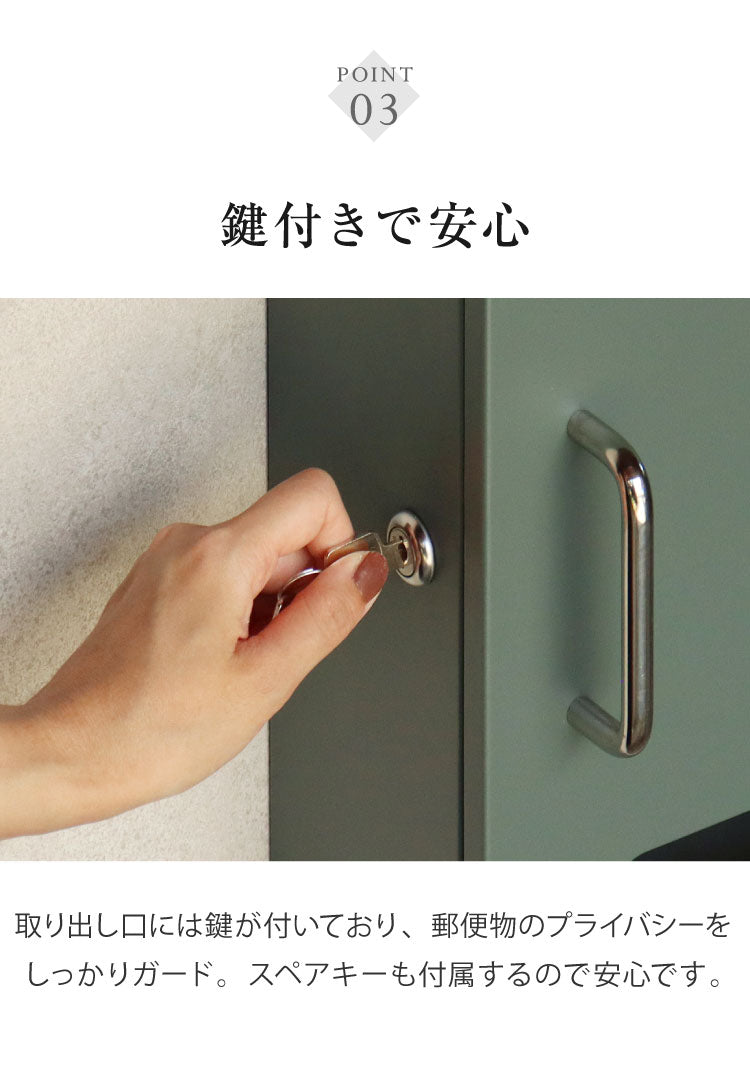 壁掛けポスト Valente 壁掛け メールボックス 壁付け 宅配 郵便 郵便受け 錆びにくい 小型 屋外 置き配 玄関 戸建て 省スペース コンパクト 大容量 一軒家 マンション アパート デリバリー ヴァレンテ(代引不可)