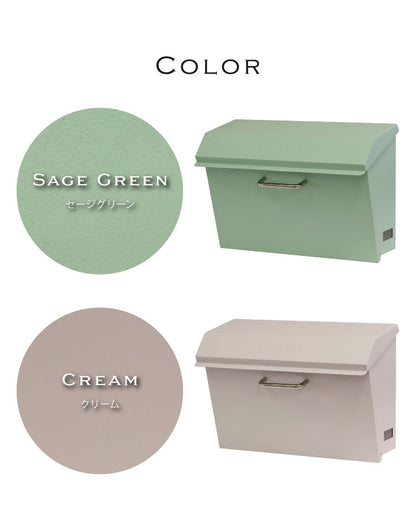 壁掛けポスト Dafne 壁掛け メールボックス 壁付け 宅配 郵便 郵便受け さびにくい 錆びにくい 小型 屋外 置き配 玄関 戸建て 省スペース コンパクト 大容量 一軒家 マンション アパート ダフネ(代引不可)