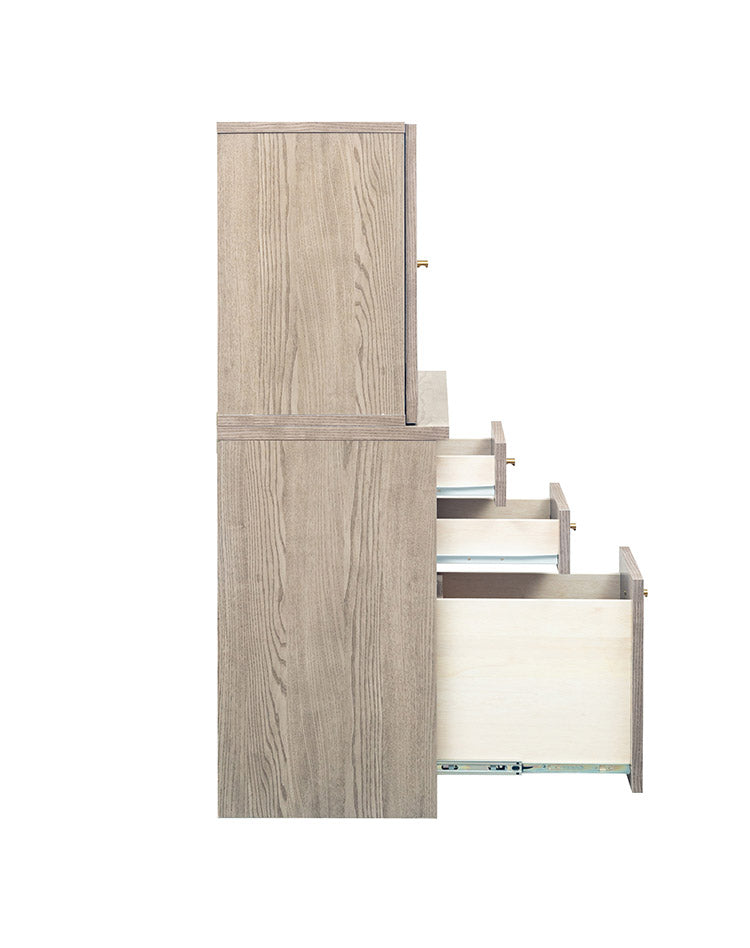 ドレッサー デスク 兼用 幅100cm キャビネット 化粧台 メイク台 引き出し 収納 コンパクト 木製 インテリア 机 リビング おしゃれ 北欧 かわいい 女性 テーブル(代引不可)