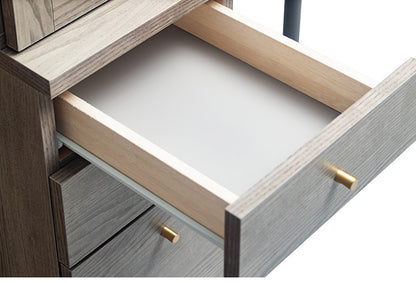 ドレッサー デスク 兼用 幅100cm キャビネット 化粧台 メイク台 引き出し 収納 コンパクト 木製 インテリア 机 リビング おしゃれ 北欧 かわいい 女性 テーブル(代引不可)