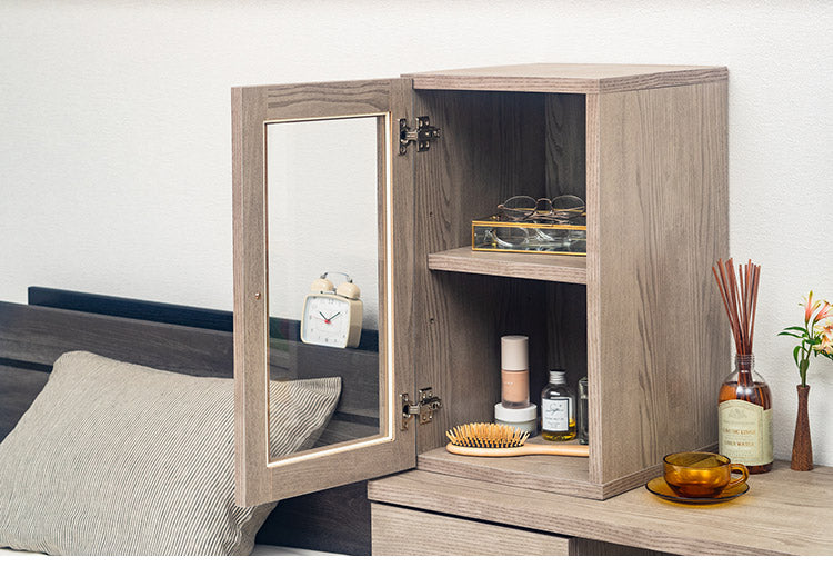 ドレッサー デスク 兼用 幅100cm キャビネット 化粧台 メイク台 引き出し 収納 コンパクト 木製 インテリア 机 リビング おしゃれ 北欧 かわいい 女性 テーブル(代引不可)