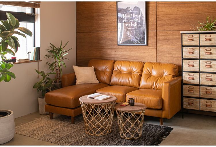 カウチソファ 3人掛け オットマン付き オイルレザー 完成品 高級感 おしゃれ 北欧 3P ソファ コーナー L字 革 2人掛け 3人用 2人用 ポケットコイル 新生活 一人暮らし(代引不可)