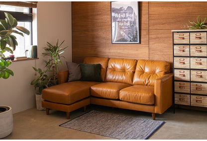 カウチソファ 3人掛け オットマン付き オイルレザー 完成品 高級感 おしゃれ 北欧 3P ソファ コーナー L字 革 2人掛け 3人用 2人用 ポケットコイル 新生活 一人暮らし(代引不可)