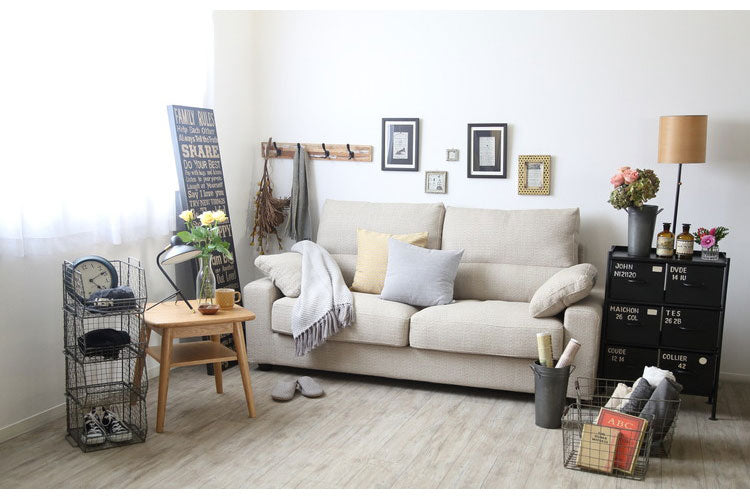 チェスト 幅57cm スチールチェスト 6杯引き出し付き 収納棚 箪笥 タンス アイアンチェスト ペイント ハンドメイド レトロ おしゃれ 北欧 ienowa イエノア(代引不可)