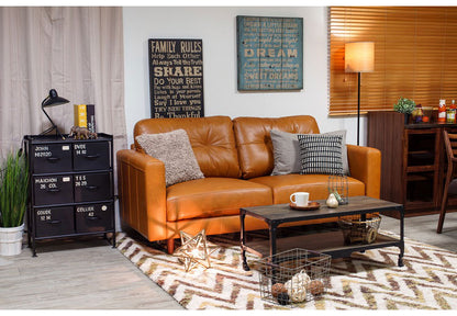 チェスト 幅57cm スチールチェスト 6杯引き出し付き 収納棚 箪笥 タンス アイアンチェスト ペイント ハンドメイド レトロ おしゃれ 北欧 ienowa イエノア(代引不可)