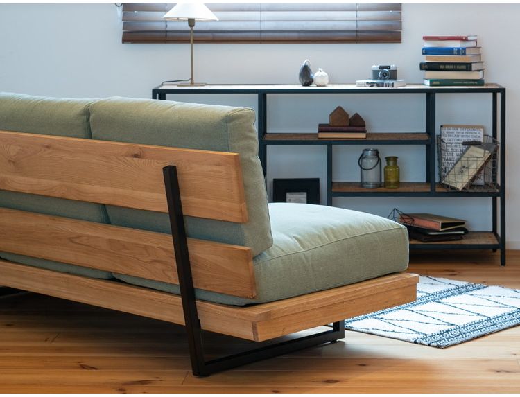 オープンシェルフ 幅150cm ローシェルフ 天然木 オープンラック フリーラック アイアン おしゃれ 北欧 ディスプレイラック 飾り棚 ヴィンテージ アンティーク インダストリアル 雑貨 小物 収納(代引不可)