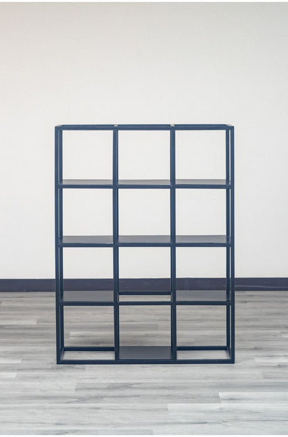 シェルフ 組み合わせ自由 幅122cm ボックス トレー付き 天然木 アイアン スチール おしゃれ 北欧 シンプル ヴィンテージ 飾り棚 雑貨 オープンラック 新生活 一人暮らし(代引不可)