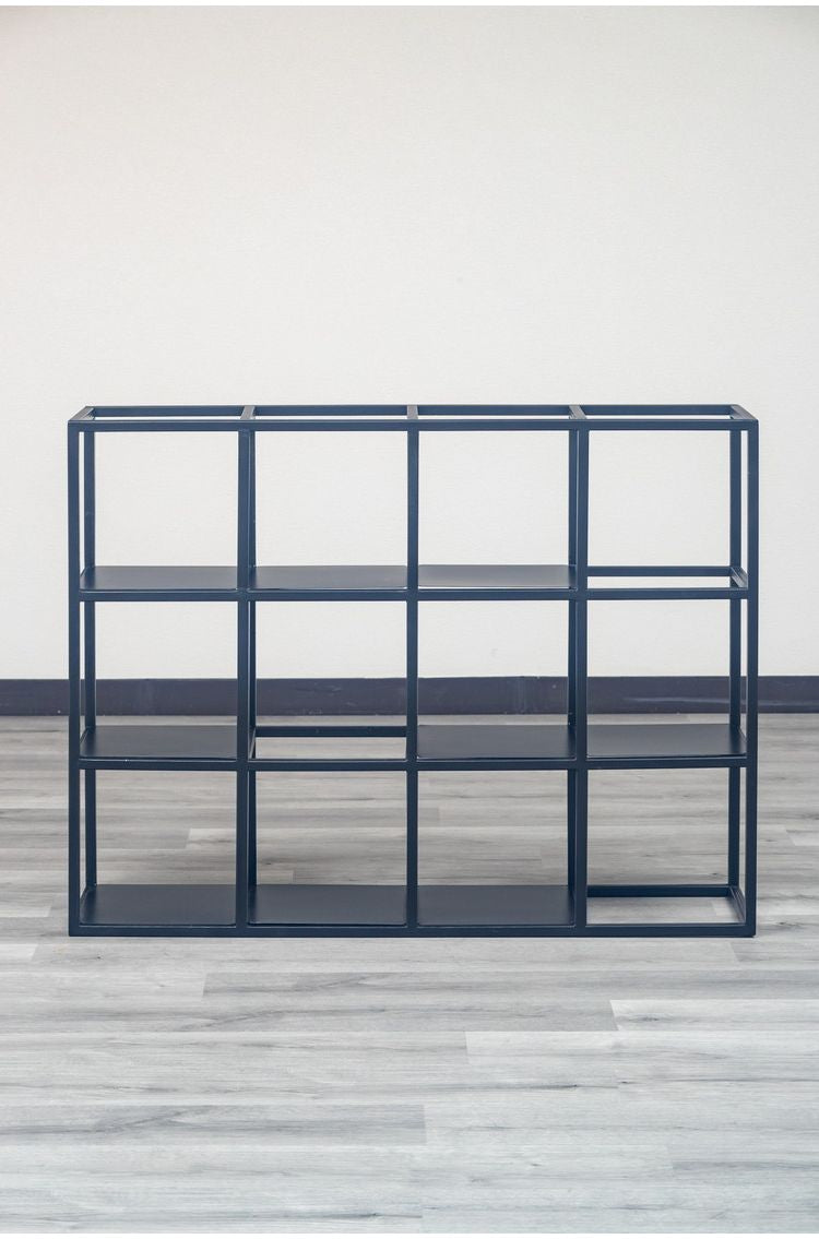 シェルフ 組み合わせ自由 幅122cm ボックス トレー付き 天然木 アイアン スチール おしゃれ 北欧 シンプル ヴィンテージ 飾り棚 雑貨 オープンラック 新生活 一人暮らし(代引不可)