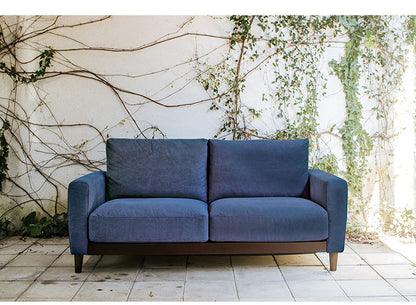 ソファ 3人掛け コットン100%帆布生地 撥水加工 木脚 完成品 おしゃれ 北欧 ハイバック シンプル かわいい 3人用 2人掛け 2人用 新生活 一人暮らし(代引不可)