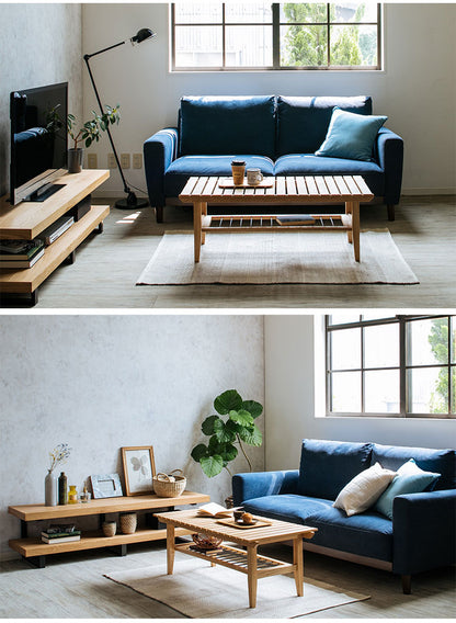 ソファ 3人掛け コットン100%帆布生地 撥水加工 木脚 完成品 おしゃれ 北欧 ハイバック シンプル かわいい 3人用 2人掛け 2人用 新生活 一人暮らし(代引不可)