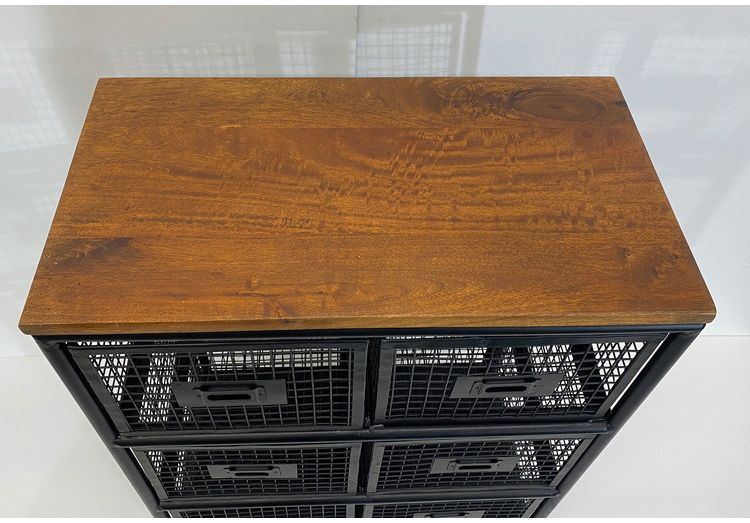 スチール メッシュチェスト 縦型3杯タイプ 幅30cm 棚 ヴィンテージ モダン おしゃれ 北欧 天然木 木製 アイアン シンプル 収納 リビング 子ども部屋 新生活 一人暮らし(代引不可)