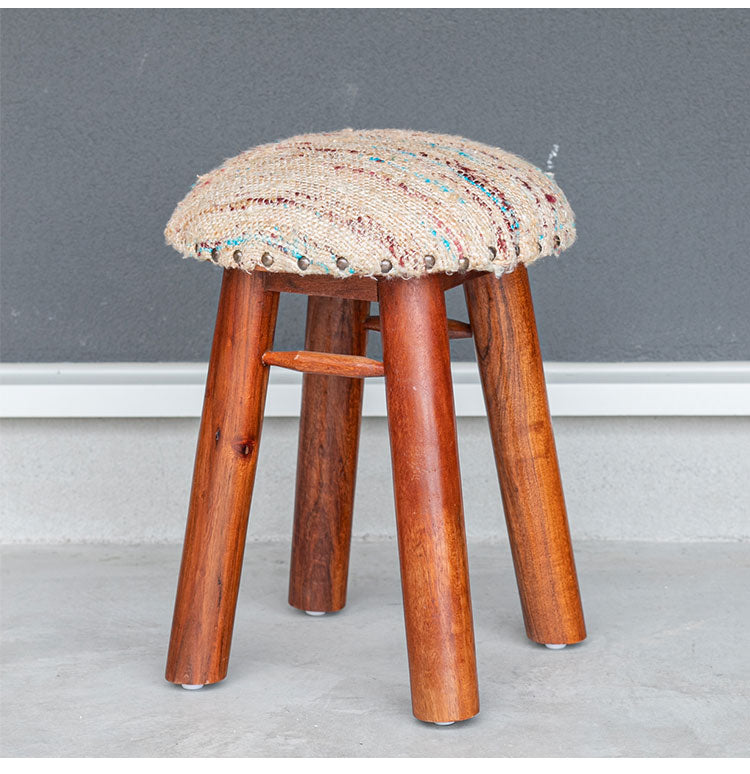 スツール キッズ 木製 天然木 シルク コットン 腰掛け いす 椅子 イス おしゃれ 北欧 モダン シンプル カラフル 新生活 一人暮らし(代引不可)