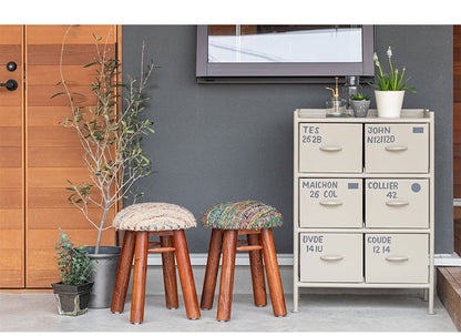 スツール キッズ 木製 天然木 シルク コットン 腰掛け いす 椅子 イス おしゃれ 北欧 モダン シンプル カラフル 新生活 一人暮らし(代引不可)