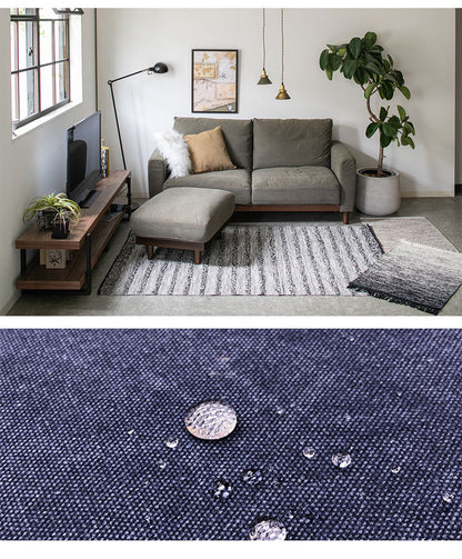 オットマン 1人掛けソファ コットン100%帆布生地 撥水加工 木脚 完成品 おしゃれ 北欧 シンプル スツール 新生活 一人暮らし(代引不可)