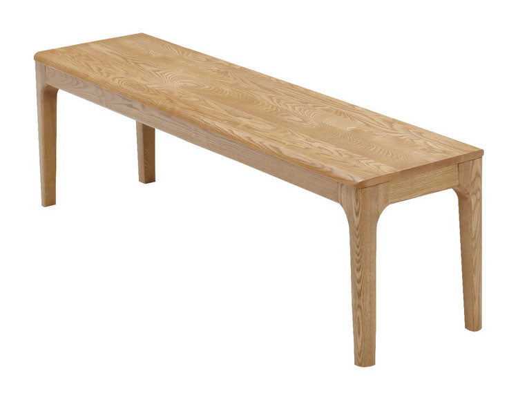 ダイニングベンチ 幅150cm 天然木 おしゃれ タモ無垢材 北欧 オイル仕上げ 北欧 3人掛け 3P 3人用 ベンチ スツール ienowa イエノア(代引不可)