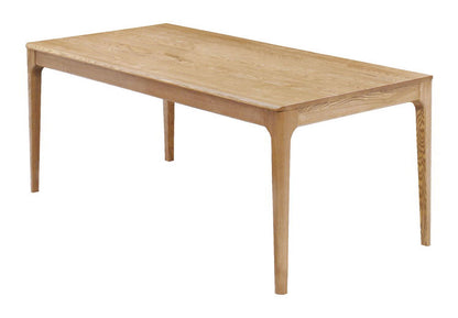 ダイニングテーブル 幅180cm 天然木 タモ無垢材 オイル仕上げ おしゃれ 北欧 シンプル 木目 木製 新生活 6人掛け 6人用 ienowa イエノア(代引不可)