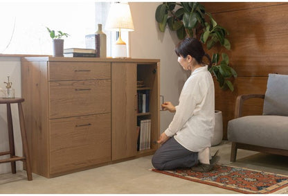 ワイズ 幅60cm 観音開きタイプ カウンター キャビネット 日本製 天然木 木製 おしゃれ シンプル 北欧 かわいい 新生活 一人暮らし(代引不可)