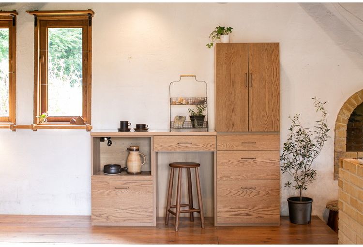 ワイズ幅60cm 引き出し1杯 オープンタイプ カウンター キャビネット おしゃれ 北欧 かわいい シンプル 新生活 一人暮らし(代引不可)