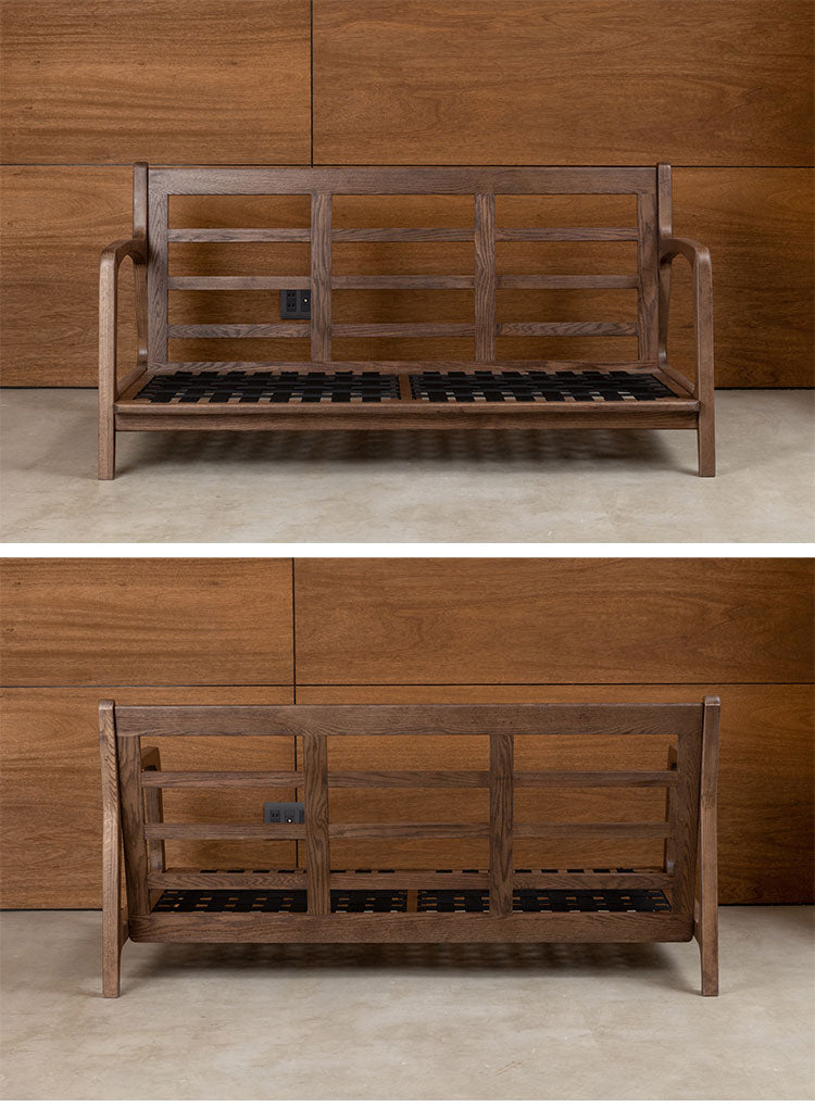 ソファフレーム ソファセット 2.5人掛け 幅158cm コットン100%帆布生地 羽毛 天然木 おしゃれ 北欧 シンプル 一人暮らし 新生活(代引不可)