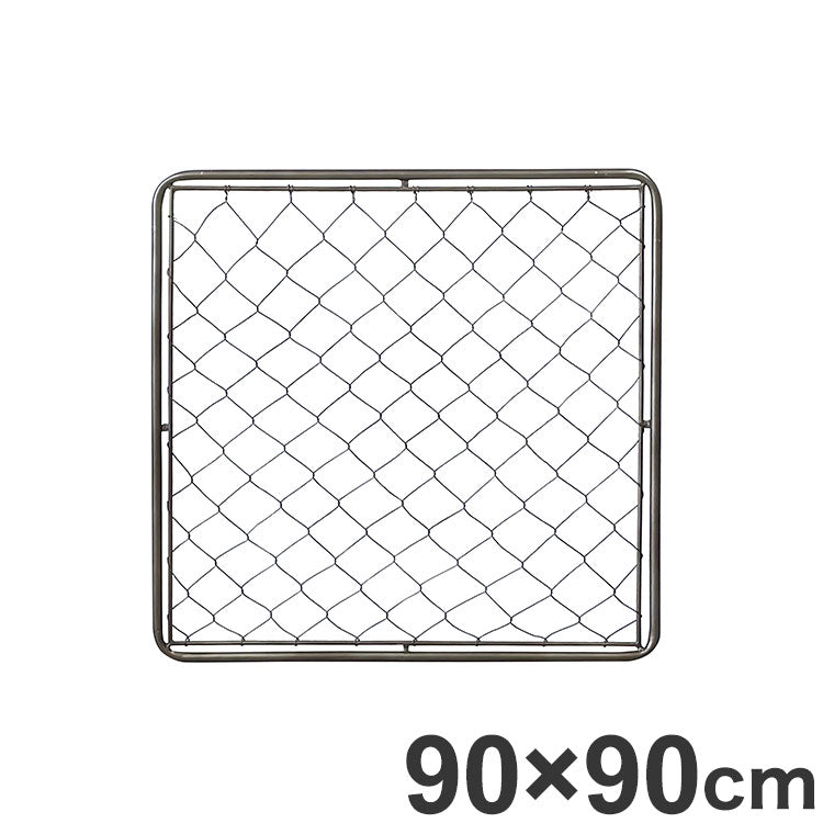 【5%OFF】アメリカンフェンス 90×90cm 正方形 フェンス アイアン 室内 屋外 アンティーク調 おしゃれ 北欧 ヴィンテージ シンプル ガーデン 庭 屋内(代引不可)