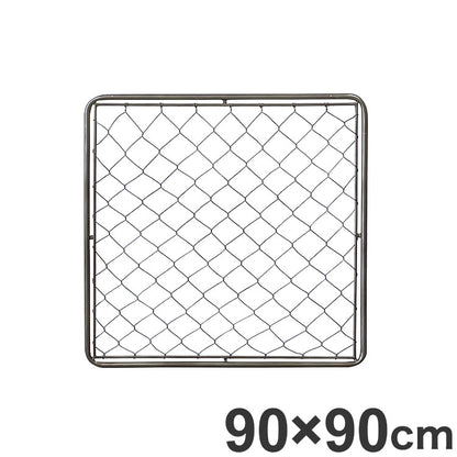 【5%OFF】アメリカンフェンス 90×90cm 正方形 フェンス アイアン 室内 屋外 アンティーク調 おしゃれ 北欧 ヴィンテージ シンプル ガーデン 庭 屋内(代引不可)