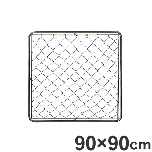 【5%OFF】アメリカンフェンス 90×90cm 正方形 フェンス アイアン 室内 屋外 アンティーク調 おしゃれ 北欧 ヴィンテージ シンプル ガーデン 庭 屋内(代引不可)