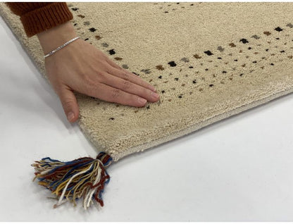 60×90ギャッベマットDESERT インテリア ラグ カーペット ラグマット ラグカーペット リビング 絨毯 玄関マット 玄関 ミニマット(代引不可)