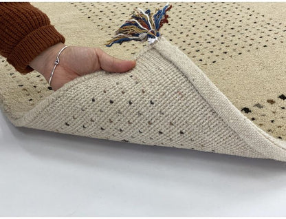 60×90ギャッベマットDESERT インテリア ラグ カーペット ラグマット ラグカーペット リビング 絨毯 玄関マット 玄関 ミニマット(代引不可)