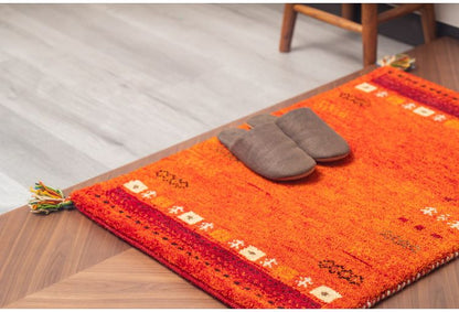 60×90ギャッベマットSUNSET インテリア ラグ カーペット ラグマット ラグカーペット リビング 絨毯 玄関マット 玄関 ミニマット(代引不可)