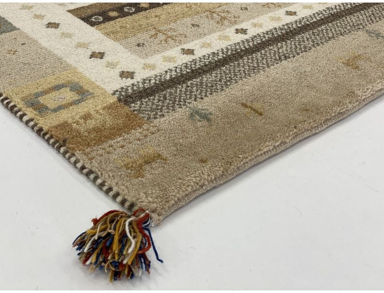 ラグ 90×130cm 冬柄 断熱 ウール コットン 天然素材 オールシーズン シンプル おしゃれ 北欧 絨毯 カーペット マット リビングマット 新生活 一人暮らし(代引不可)