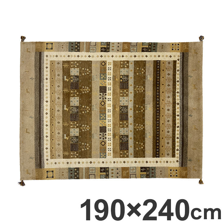 ラグ 190×240cm 冬柄 断熱 ウール コットン 天然素材 オールシーズン シンプル おしゃれ 北欧 絨毯 カーペット マット リビングマット 新生活 一人暮らし(代引不可)