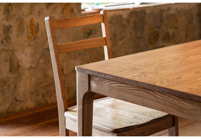 ダイニングチェア 単品 天然木 タモ無垢材 おしゃれ 北欧 オイル仕上げ イス いす 椅子 木製 木目 スツール ダイニング ienowa イエノア(代引不可)