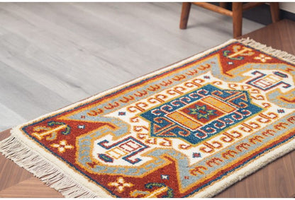 60×90トライバルマットFLAG インテリア ラグ カーペット ラグマット ラグカーペット リビング 絨毯 玄関マット 玄関 ミニマット(代引不可)