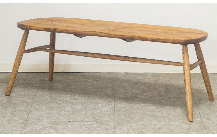 ダイニング用ベンチ 幅112cm 背もたれなし 天然木 木製 木目 2人掛け ダイニングベンチ 食堂ベンチ 法人 おしゃれ 北欧 レトロ カフェ風 ienowa イエノア(代引不可)