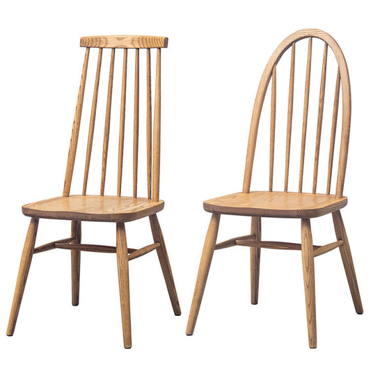 ダイニングチェア 選べる2タイプ 2脚セット ハイバック 天然木 おしゃれ 北欧 かわいい 木製 アッシュ材 シンプル 新生活 一人暮らし(代引不可)