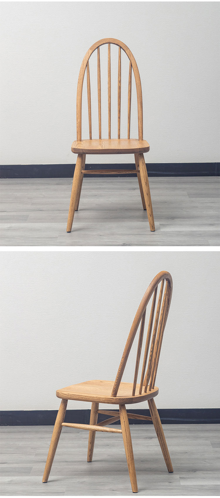 ダイニングチェア 選べる2タイプ 2脚セット ハイバック 天然木 おしゃれ 北欧 かわいい 木製 アッシュ材 シンプル 新生活 一人暮らし(代引不可)