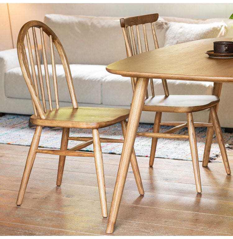 ダイニングチェア 食堂椅子 法人 Aタイプ Bタイプ アッシュ無垢材 天然木 木製 木目 おしゃれ 北欧 シンプル オイル仕上げ 新生活 ienowa イエノア(代引不可)