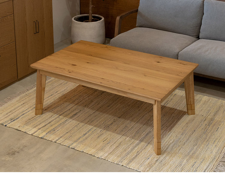 こたつテーブル 幅135cm 長方形 継脚2段 高さ調節可能 シンプル 座卓 節電 省エネ インテリア おしゃれ 北欧 リビング ダイニング コタツ 炬燵 木製 センターテーブル ローテーブル コンパクト(代引不可)