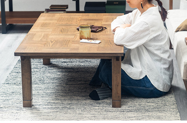 こたつテーブル 幅120cm 長方形 節電 省エネ インテリア おしゃれ デザイン 北欧 リビング ダイニング コタツ 炬燵 木製 センターテーブル ローテーブル コンパクト 一人暮らし オールシーズン(代引不可)