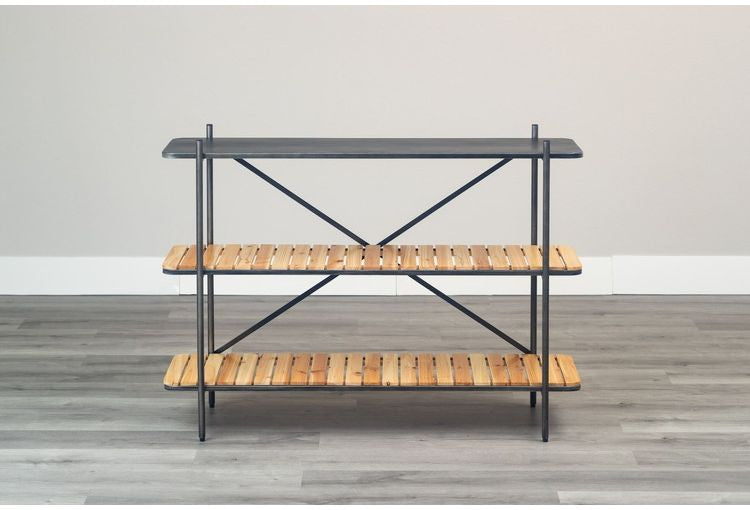 120シェルフ3段 トリニティ(九) オープンラック ディスプレイラック 本棚 シェルフ デスクラック 見せる収納 おしゃれ ラック リビング(代引不可)