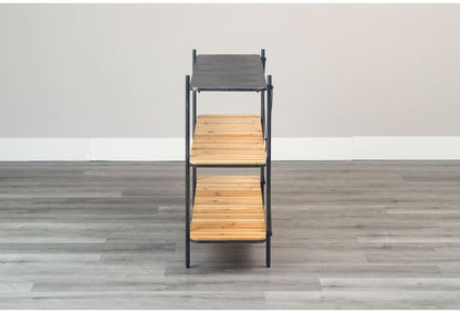 120シェルフ3段 トリニティ(九) オープンラック ディスプレイラック 本棚 シェルフ デスクラック 見せる収納 おしゃれ ラック リビング(代引不可)